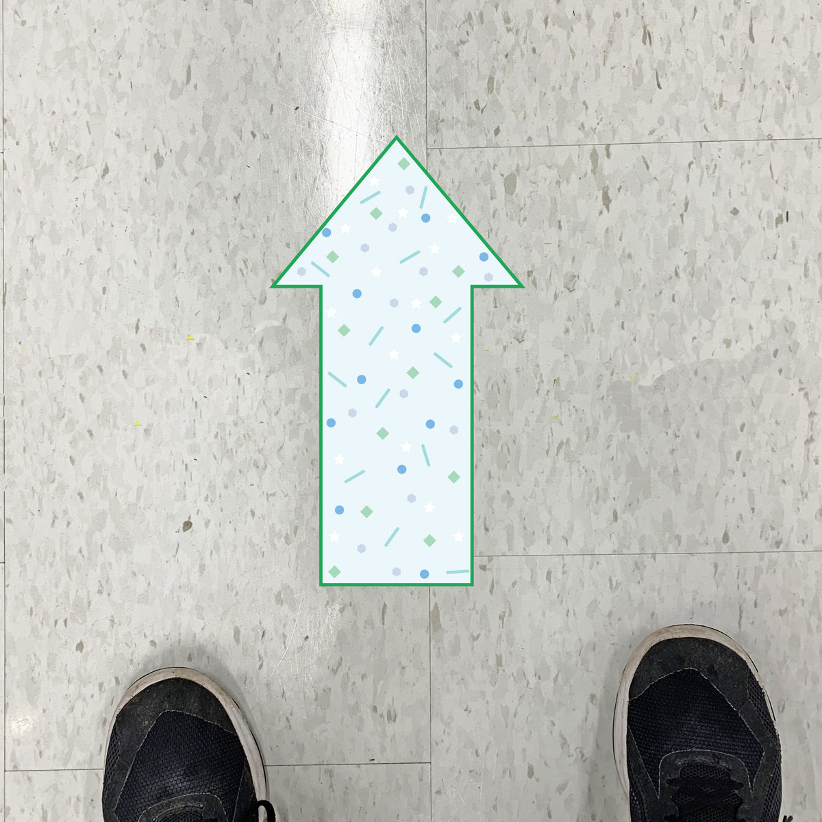 Scatter Arrow Floor Graphics