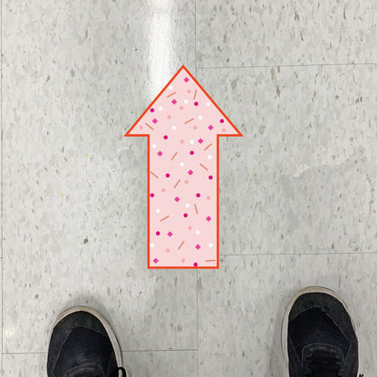 Scatter Arrow Floor Graphics