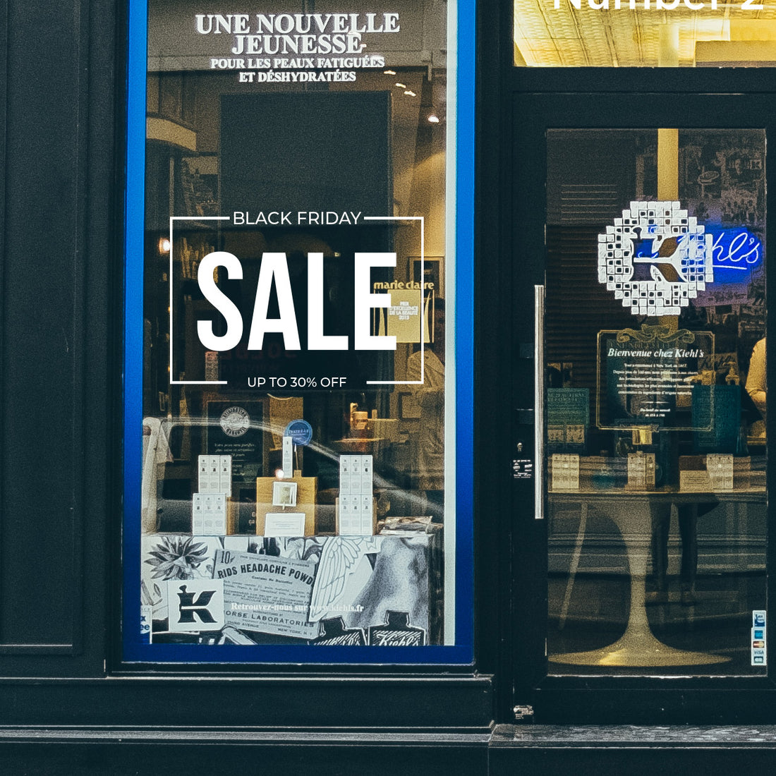 Black Friday Sale Retail Window Vinyl Sticker