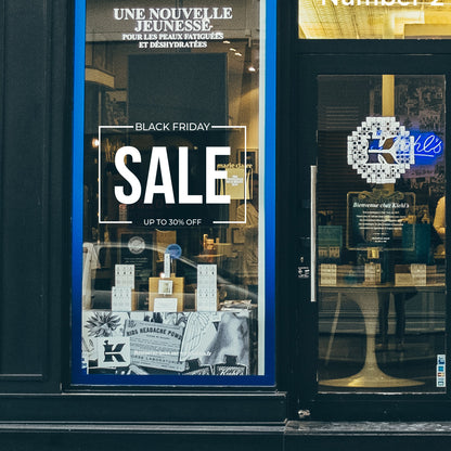 Black Friday Sale Retail Window Vinyl Sticker