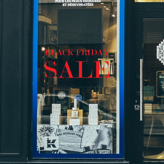 Classic Black Friday Sale retail window vinyl