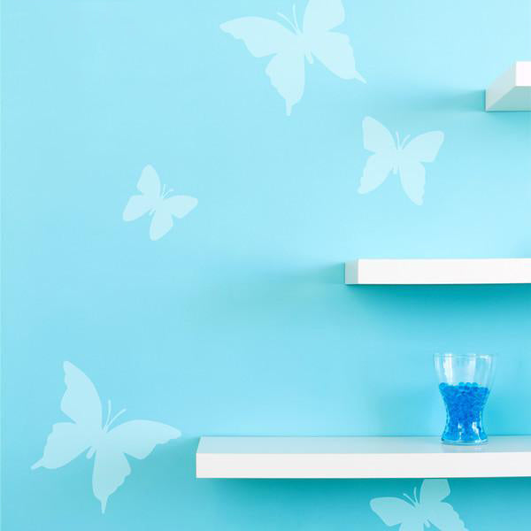 Blue-Butterflies-Stencil