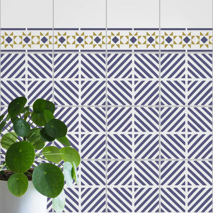 Chevron-Tile-&amp;-Border-Stencils