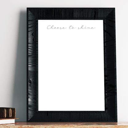 Choose To Shine Mirror Sticker Decal Quote