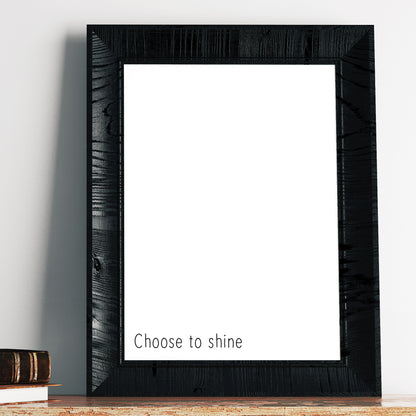 Choose To Shine Mirror Sticker Decal Quote