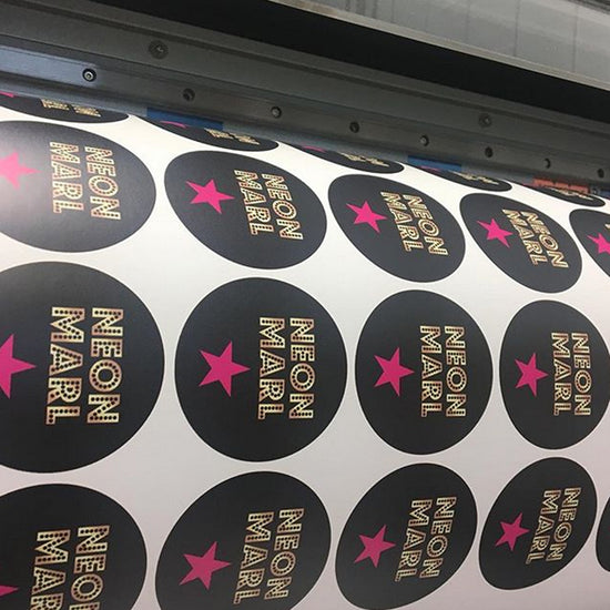 Custom Branded Waterproof Retail Stickers Labels