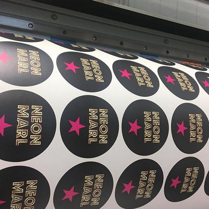 Custom Branded Waterproof Retail Stickers Labels