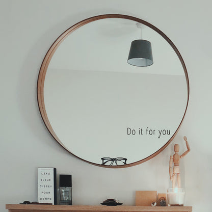 Do It For You Mirror Sticker Decal Quote