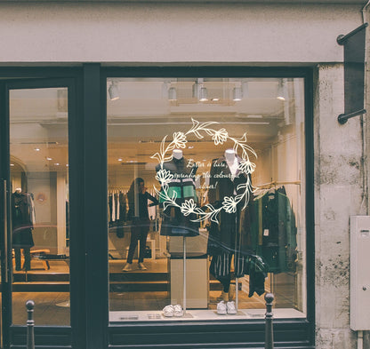 Easter Is Here Retail Window Vinyl