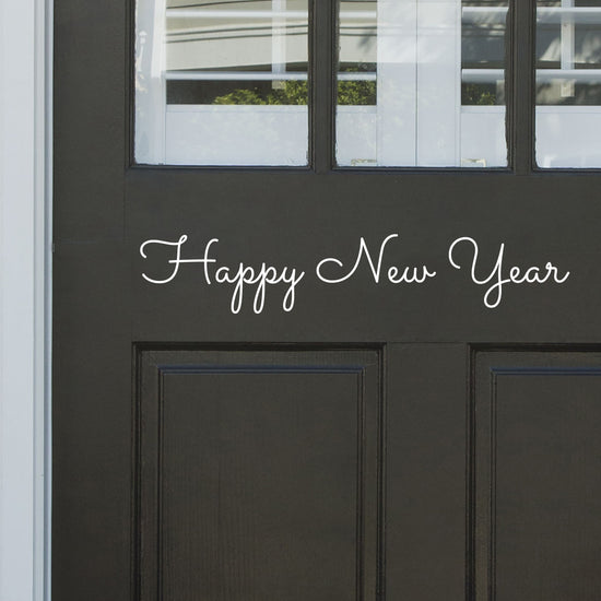 Happy New Year Door Or Wall Sticker