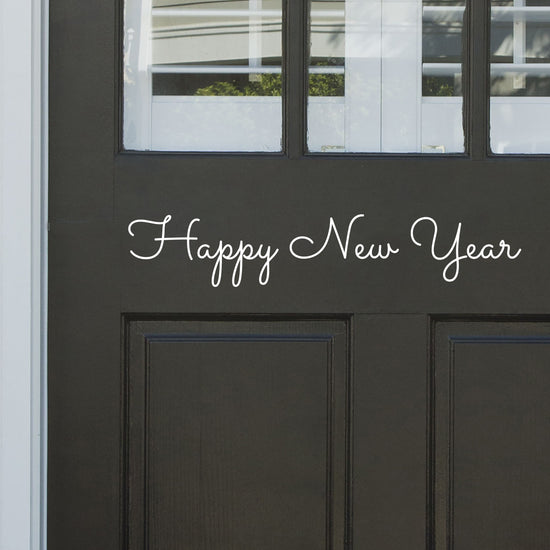 Happy New Year Door Sticker