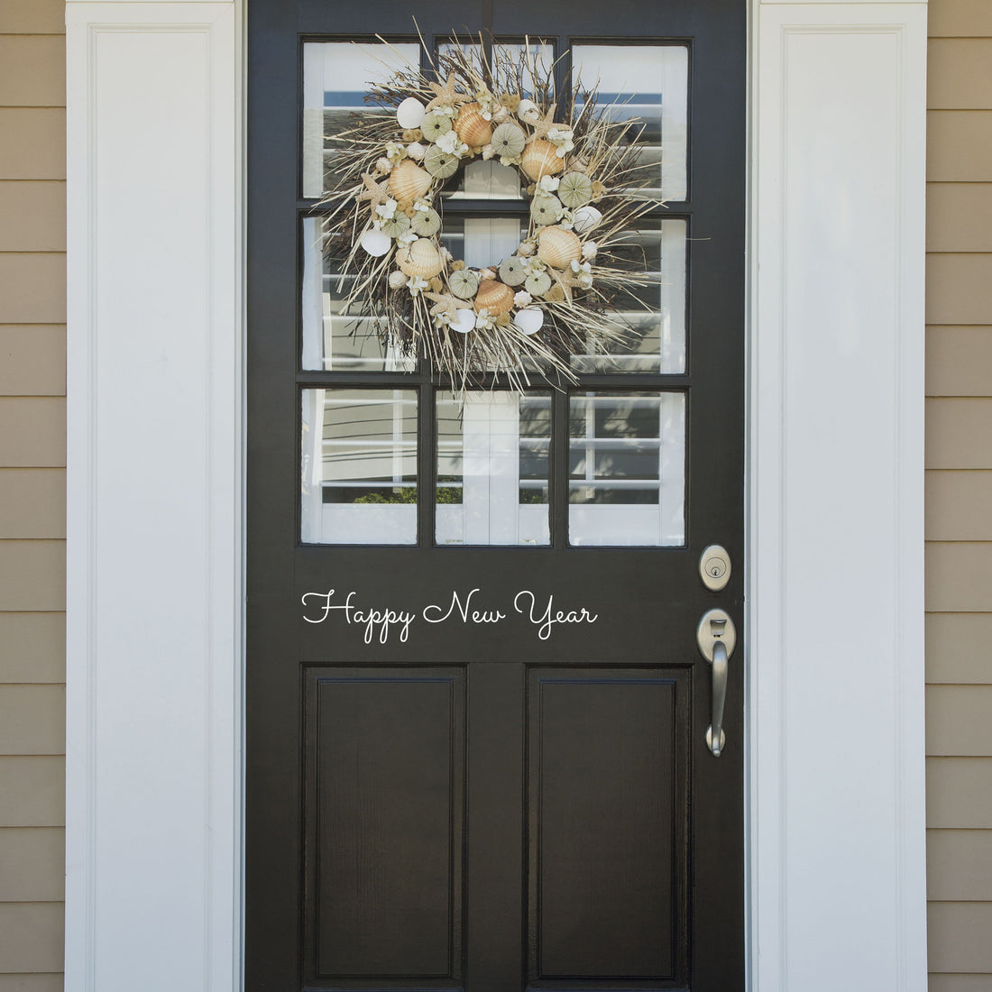 Happy New Year Door Sticker