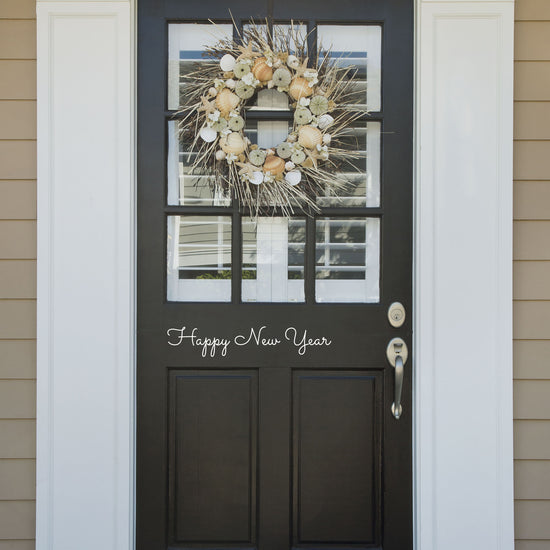 Happy New Year Door Sticker
