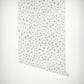 Grey Dalmatian Dots Self-Adhesive Wallpaper