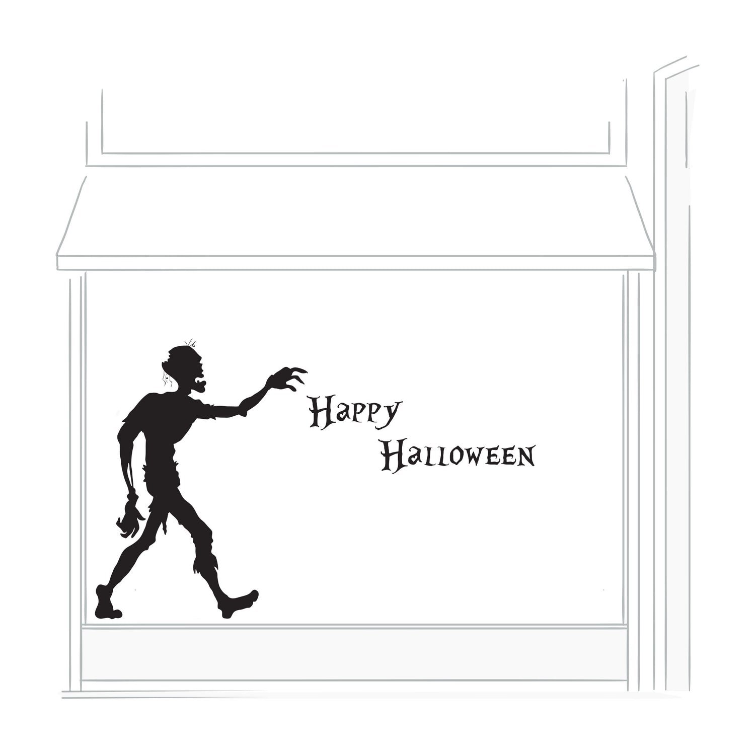 Black-Zombie-Happy-Halloween-Retail-Window-Sticker