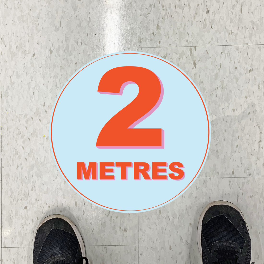 Hello Again 2M Floor Graphics
