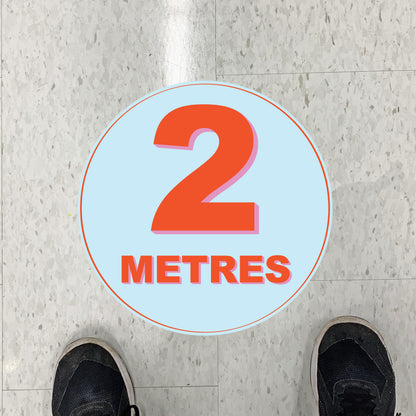 Hello Again 2M Floor Graphics