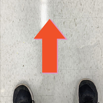 Hello Again Arrow Floor Graphics
