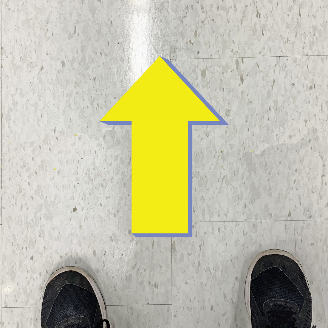 Hello Again Arrow Floor Graphics