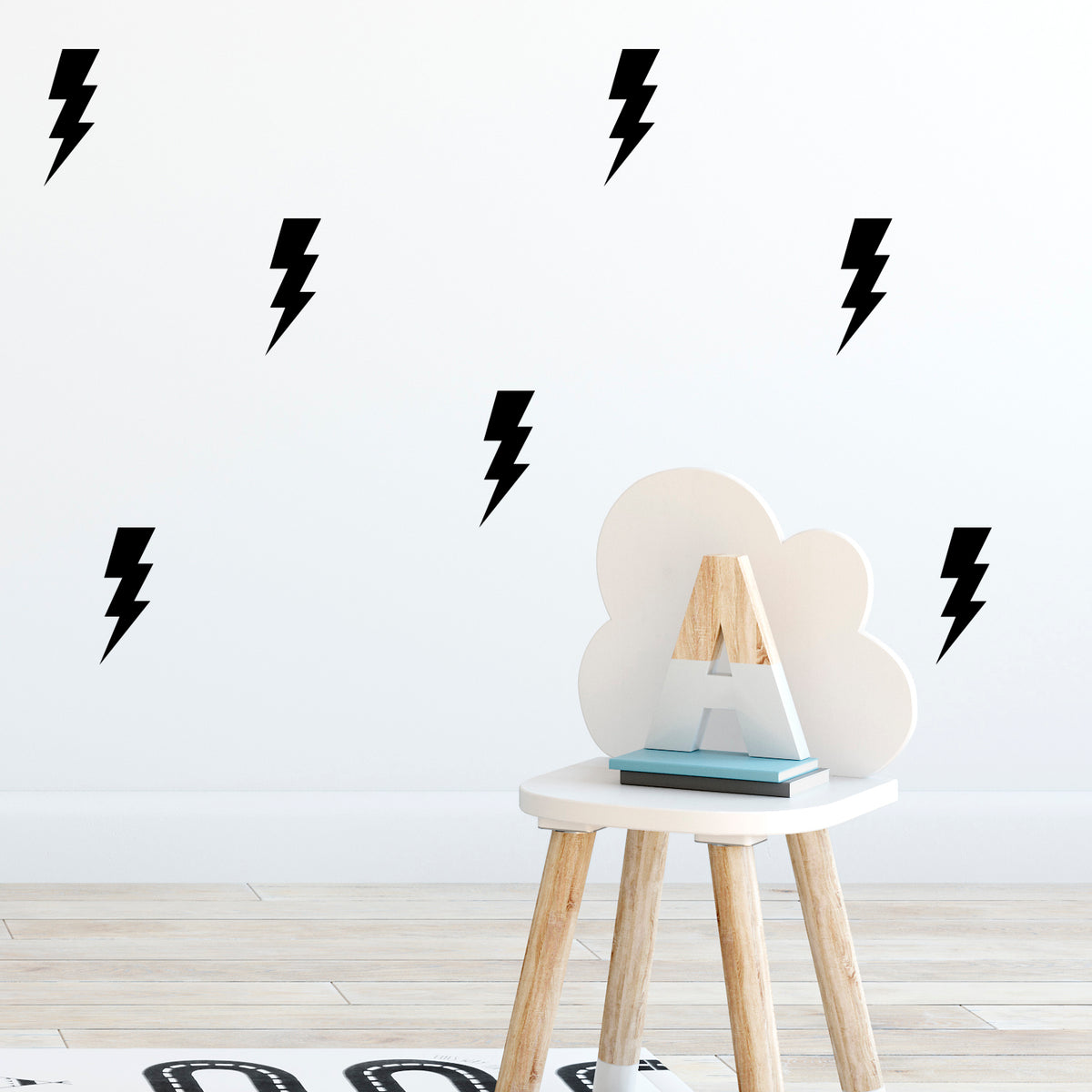 Lighting Bolts Wall Stickers