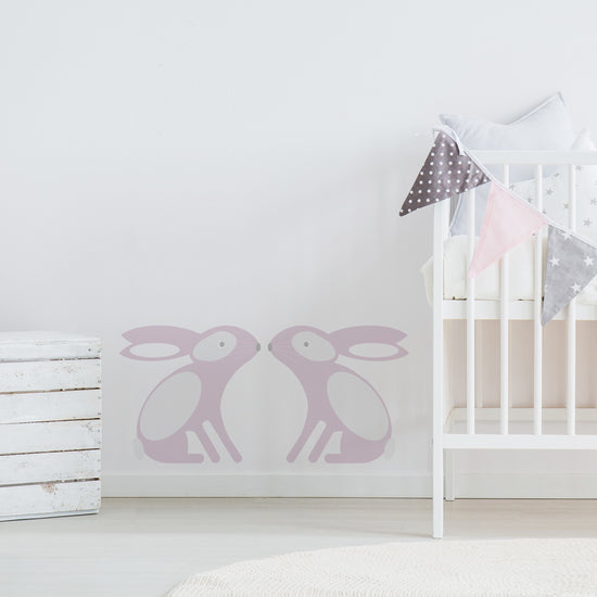 Kissing Bunny Wall Stickers