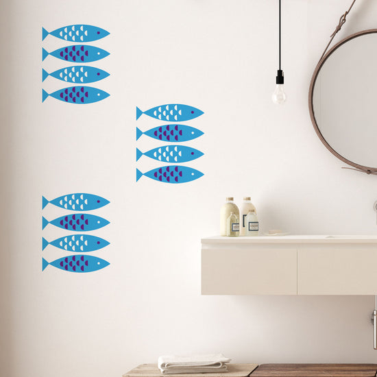 Newlyn Fish Bathroom Wall Stickers