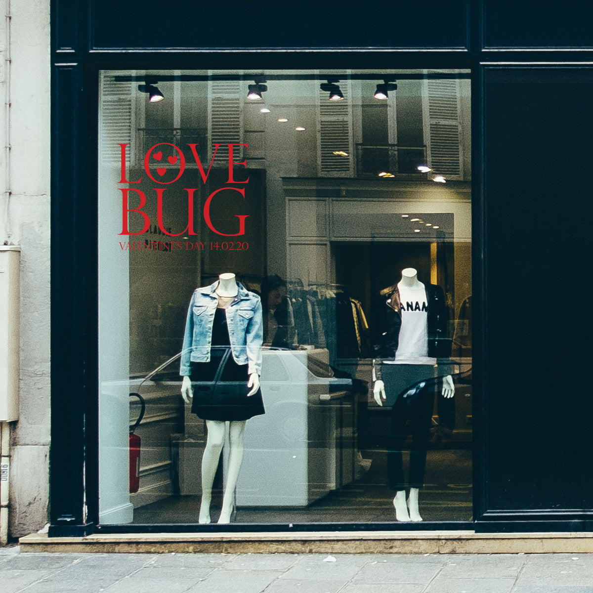 Love Bug Valentine Retail Vinyl