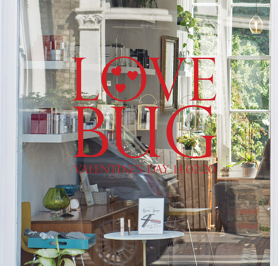 Love Bug Valentine Retail Vinyl