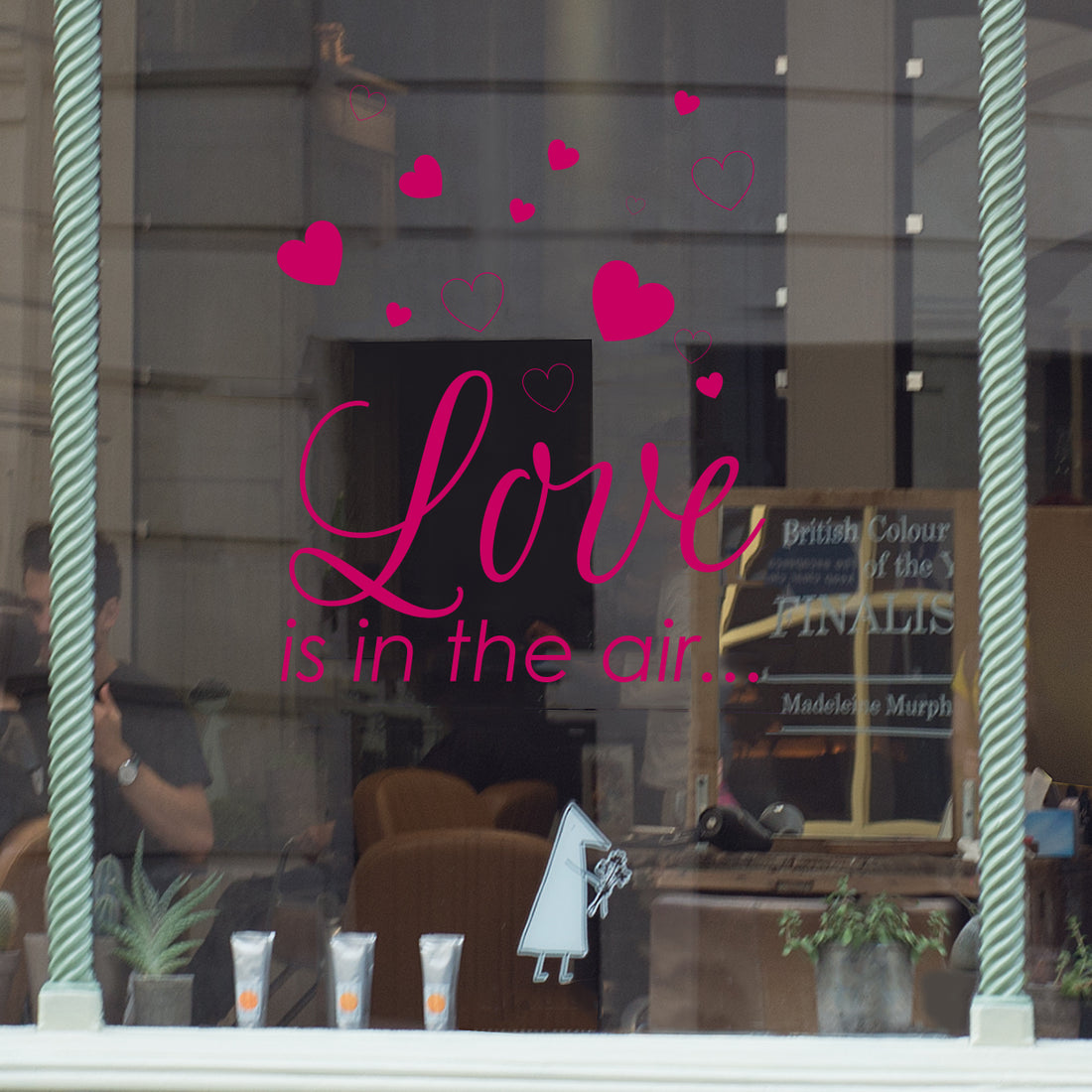 Love is in the air Valentine Retail Vinyl