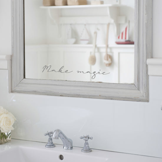 Make Magic Mirror Sticker Decal Quote