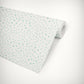 Mint Dalmatian Dots Self-Adhesive Wallpaper