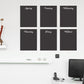 Rectangle Chalkboard Wall Stickers In A4, A3, A2, A1, A0