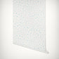 Pale Blue Dalmatian Dots Self-Adhesive Wallpaper