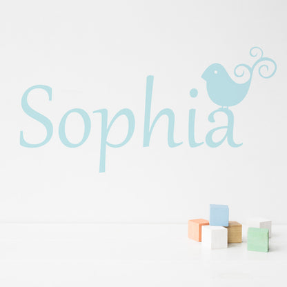 Personalised-Name-Bird-Wall-sticker