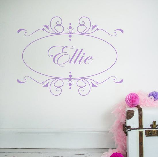 Personalised-Ornate-Wall-Sticker