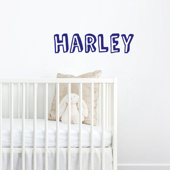 Personalised shadow name wall sticker