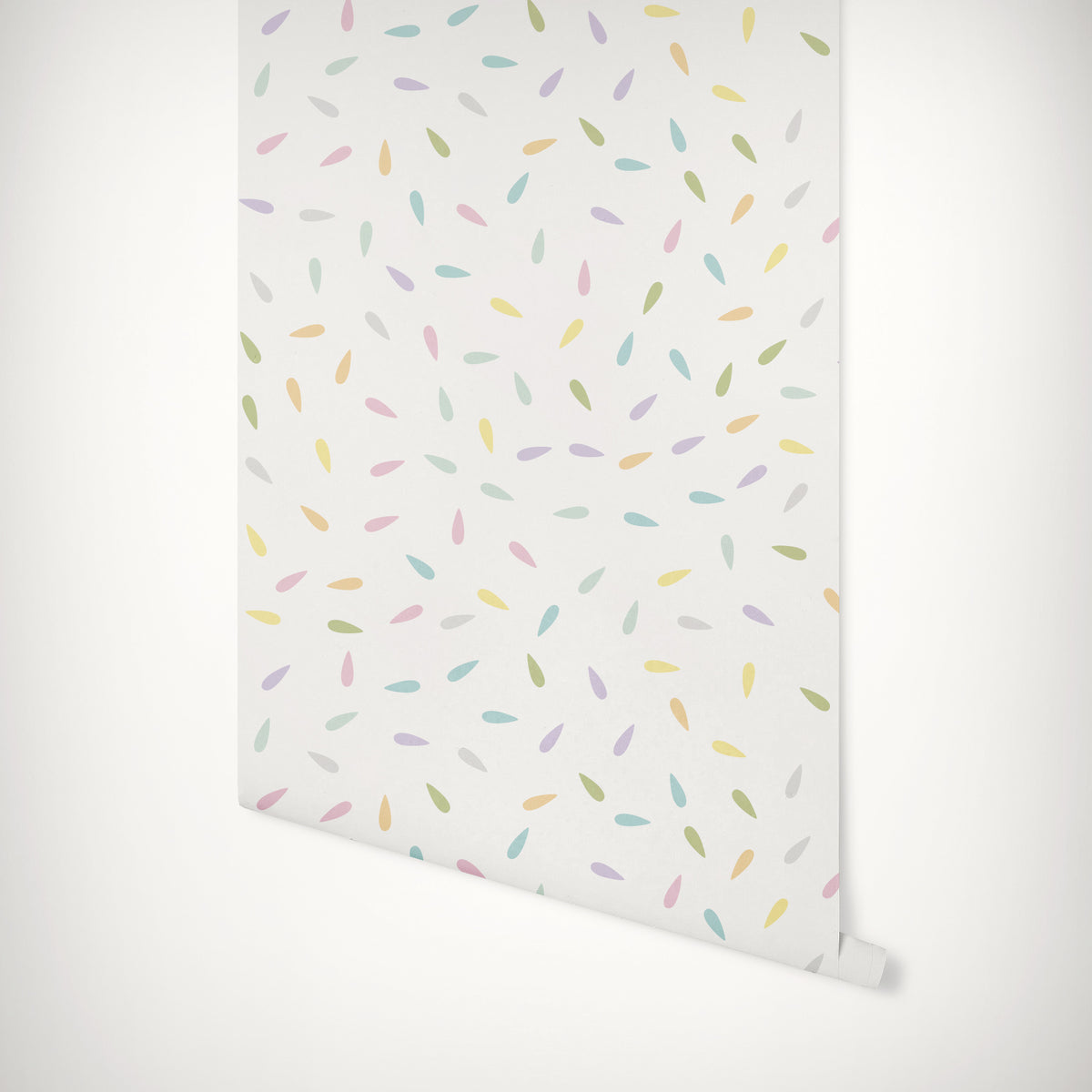 Rainbow Drops Self-Adhesive Wallpaper