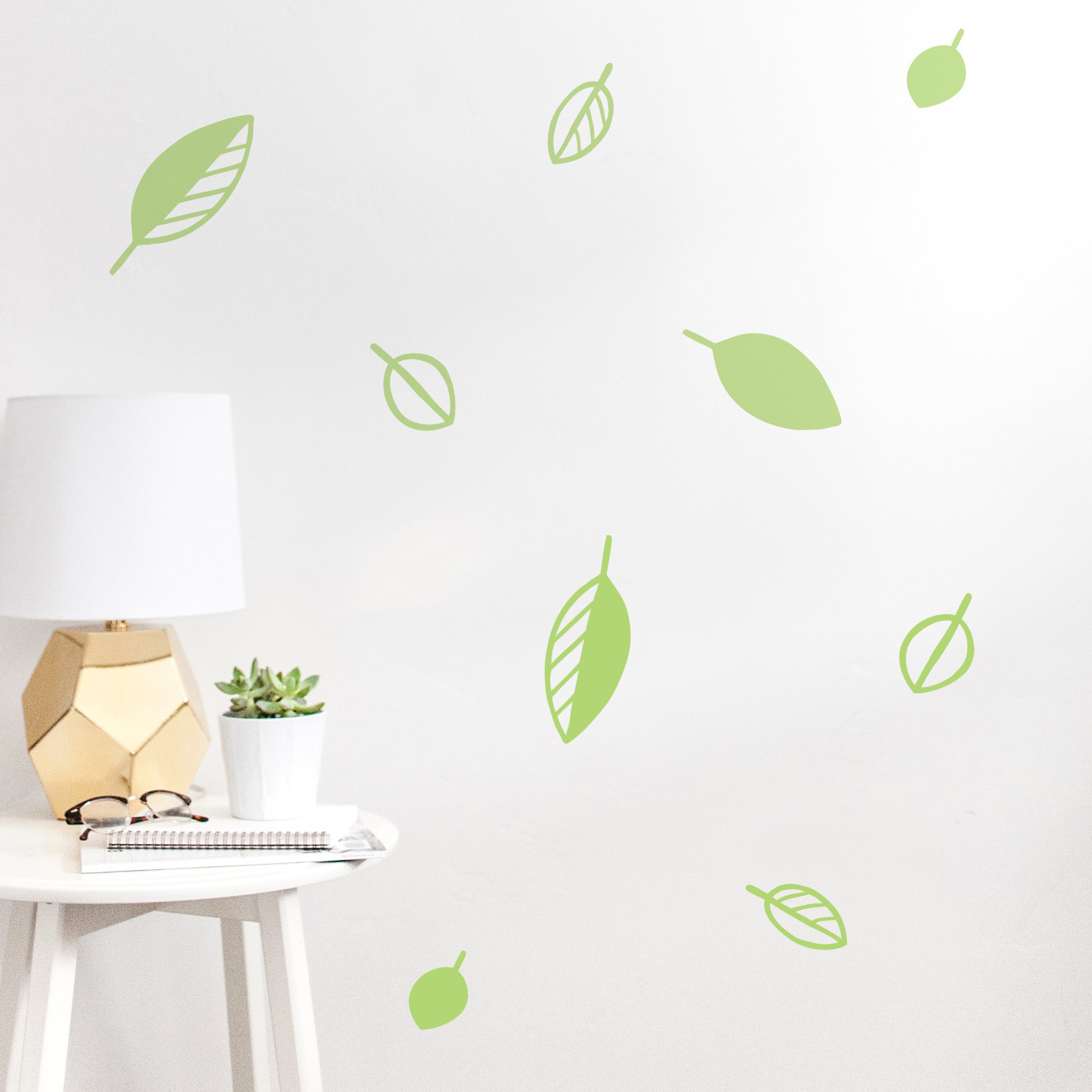 Scatter Stickers Scatter Leaves Wall Stickers – Nutmeg Studio