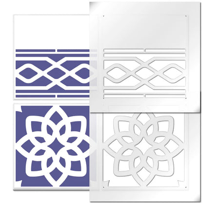 Selsley-Tile-&amp;-Border-Stencil-Sample
