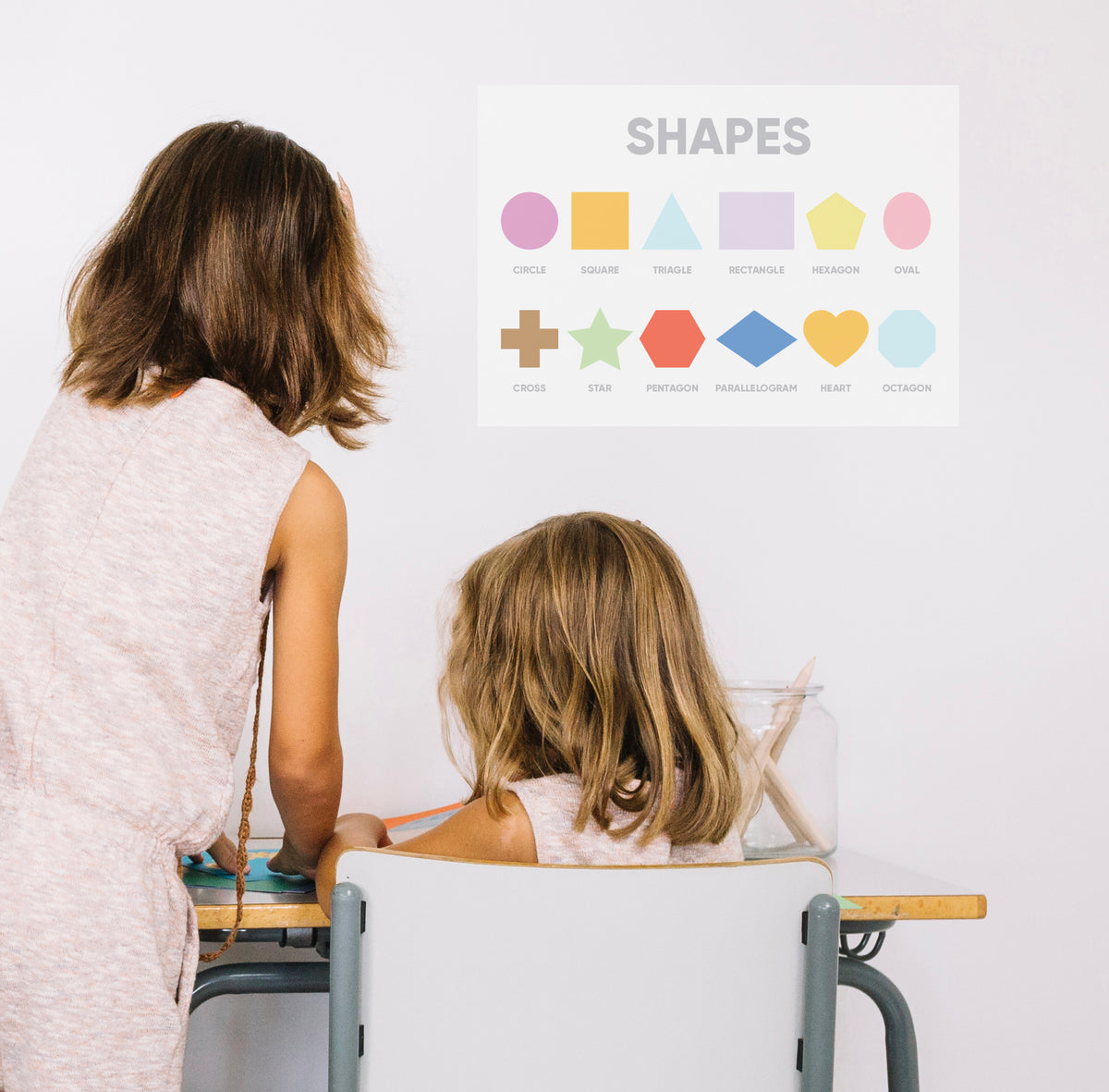 Shapes Homeschool A3 Poster