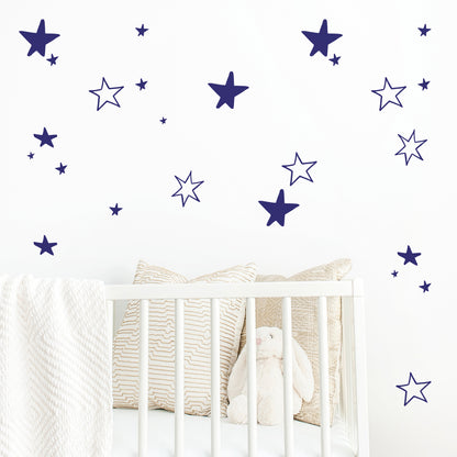 Starry Stars Wall Stickers