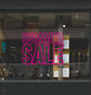 Bold Summer Sale Retail Shop Window Sticker Vinyl