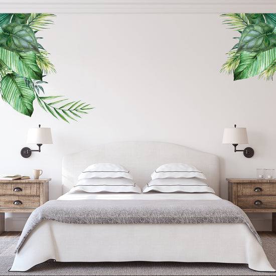 Tropical Leaves Wall Sticker set