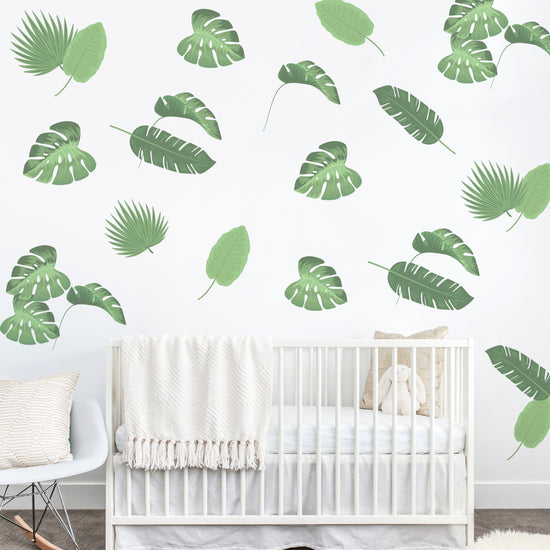 Tropical Leaves Wall Sticker Mural