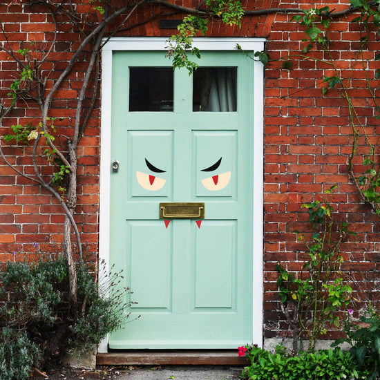 Vampire-Face-Halloween-Door-Sticker