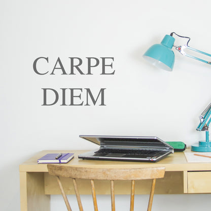 Carpe Diem Latin Quote Wall Sticker