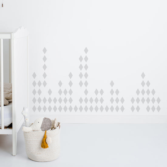 Scatter Diamonds Decorative Wall Stickers