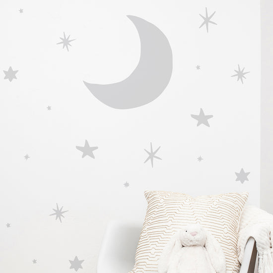 Doodle Stars and moon Wall Stickers