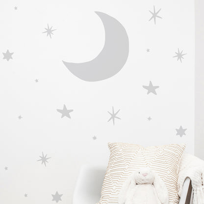 Doodle Stars and moon Wall Stickers