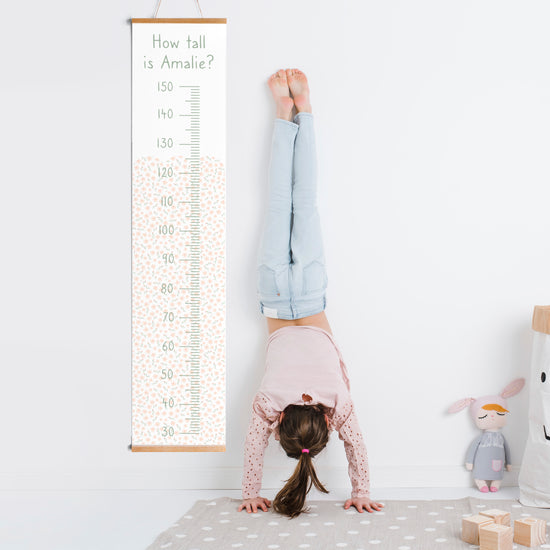 Personalised Floral Height Chart